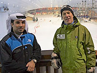 ... mit Fuad Al Najjar, Chef der Skihalle Dubai